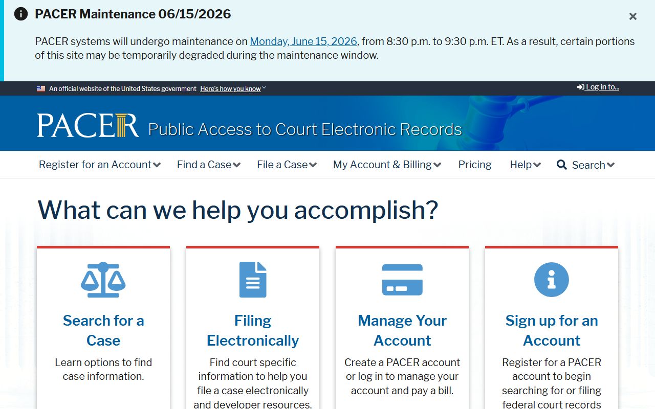 Garfield County inmate records and the PACER federal court records portal